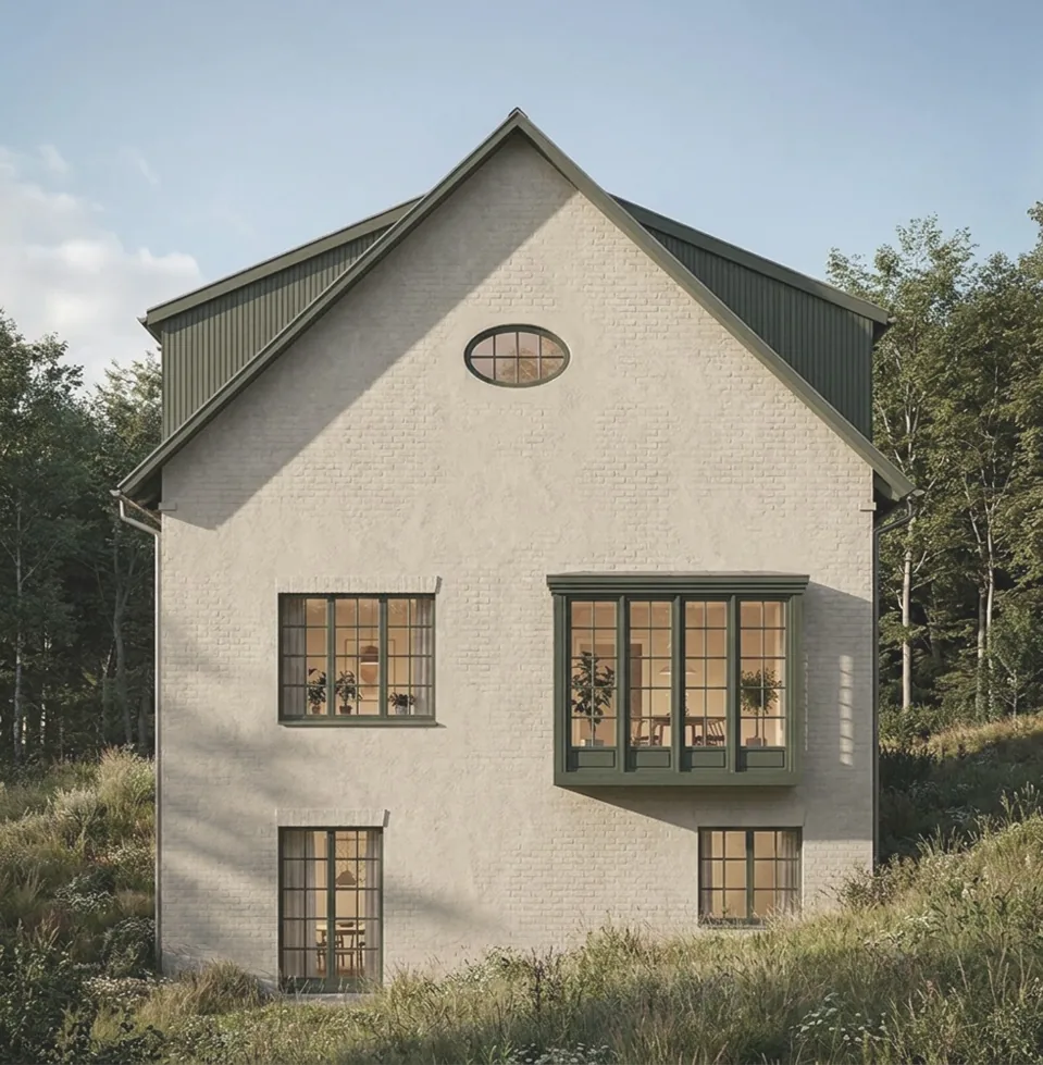 Visualisering af et nyt hus på Haraldsgave